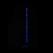 Image of Digital Dowsing Energy Rod in the Dark emitting Blue