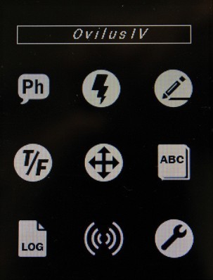 Ovilus IV Home Screen