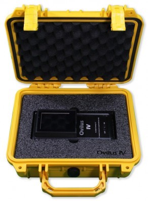 Ovilus IV Yellow Case Open with Ovilus 4