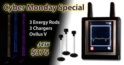 Cyber Monday 2015, Ovilus V and 3 Energy Rods for 375$