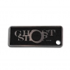 Ghost Shop Key Chain Black / Silver - Closeup Top
