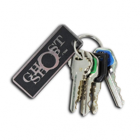 Ghost Shop Key Chain Black / Silver - With Keys
