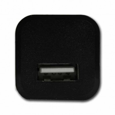 USB Wall Charger 1Amp AC Adapter Black Top