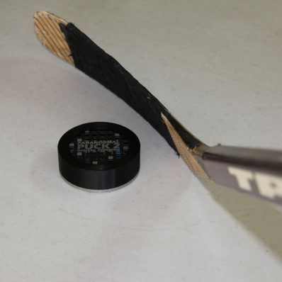 Paranormal Puck 2 Rev B with Hockey Stick