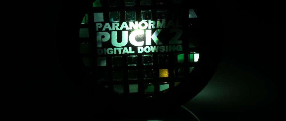 Paranormal Puck 2 Rev B In Dark On Side Green